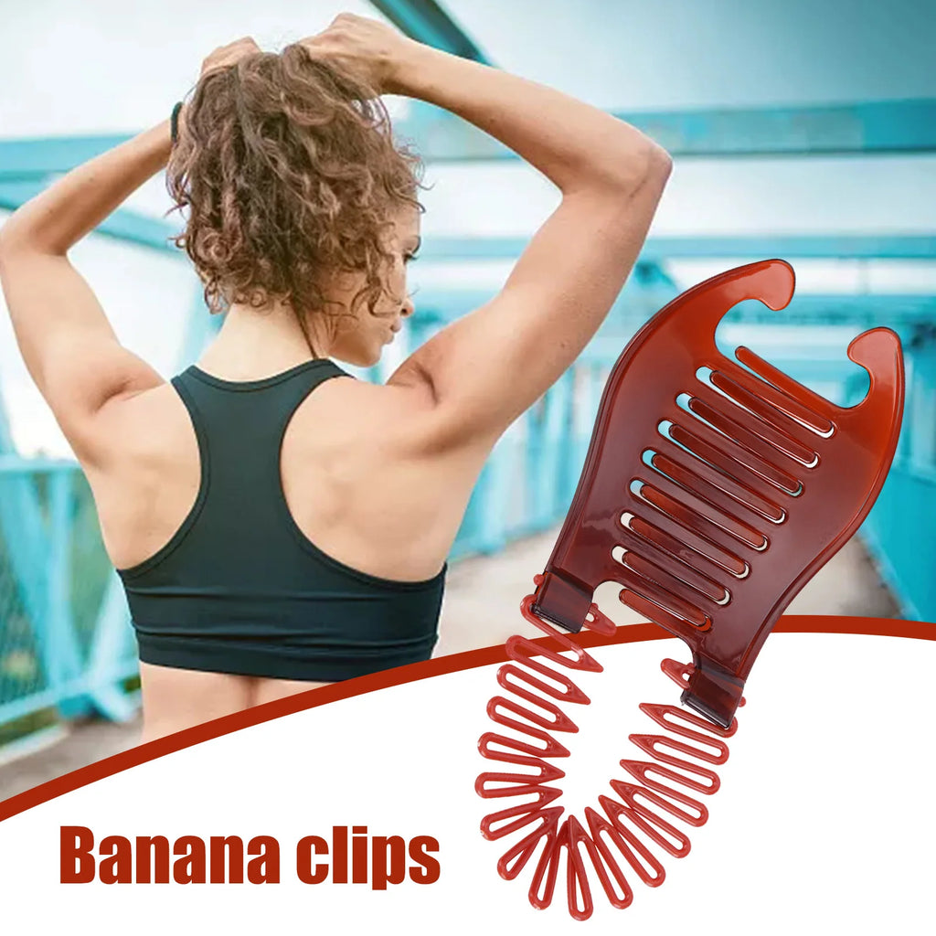 Banana Clips Hair For Thick Hair Women Hair Styling Clips For Hairdressing Ponytail Fishtail Hairpin Retro Hair Styling Clips To