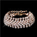 women's Bracelet Elegant Rhinestone Crystal Chain Female Jewelry Accessories