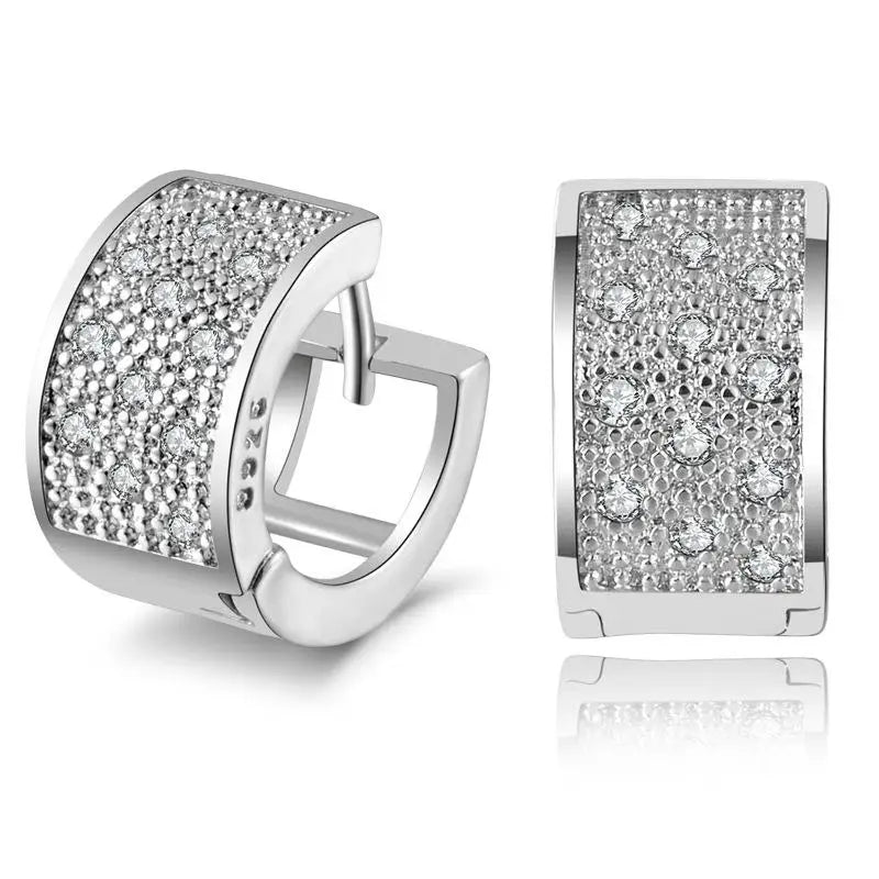 Crystal Earing Brincos Pendientes Mujer Earrings Stud Orecchini Oorbellen Women Jewelry Zircon Stud Earrings For Women Brinco