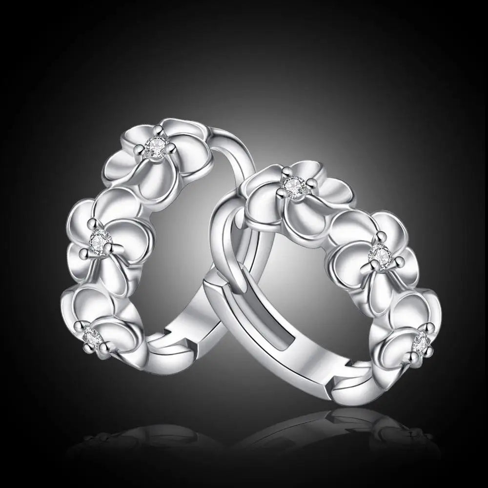 Crystal Earing Brincos Pendientes Mujer Earrings Stud Orecchini Oorbellen Women Jewelry Zircon Stud Earrings For Women Brinco