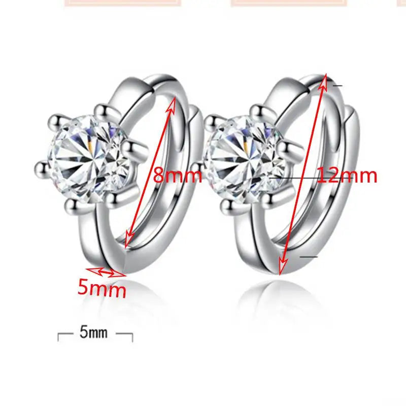 Crystal Earing Brincos Pendientes Mujer Earrings Stud Orecchini Oorbellen Women Jewelry Zircon Stud Earrings For Women Brinco