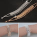 women's Bracelet Elegant Rhinestone Crystal Chain Female Jewelry Accessories