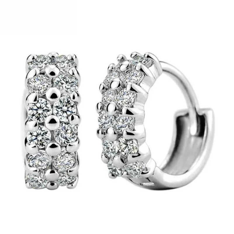 Crystal Earing Brincos Pendientes Mujer Earrings Stud Orecchini Oorbellen Women Jewelry Zircon Stud Earrings For Women Brinco