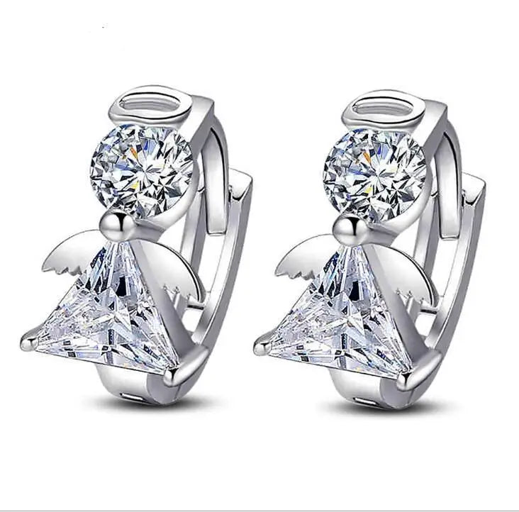 Crystal Earing Brincos Pendientes Mujer Earrings Stud Orecchini Oorbellen Women Jewelry Zircon Stud Earrings For Women Brinco