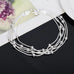 925 Delicate Silver Bracelet, 925 Sterling Silver Jewelry Five Line Beads Ball Bracelets Bangle for Women Pulseiras De Prata