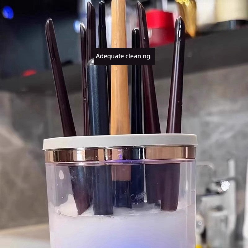 New Arrival Electric Scrubber Makeup Brush Automatic Cleaning Device Quick Wash Cleaning Beauty Blender Powder Puff Powder Cleaning Appliance