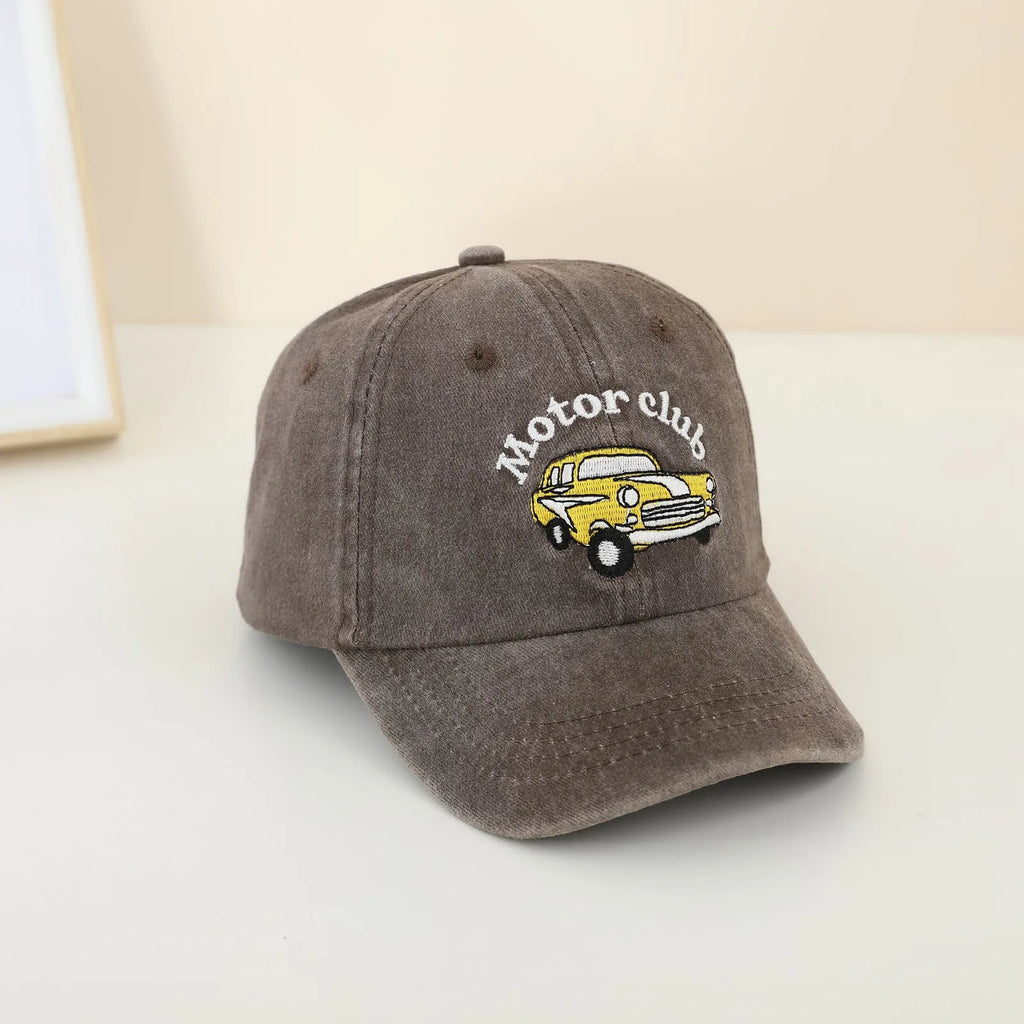 Kids Hats & Caps Embroidered Cartoon Caps Car Boys Hat Children Baseball Summer Girls Trucker Kids Sun Kids Hat For 2-5 Years
