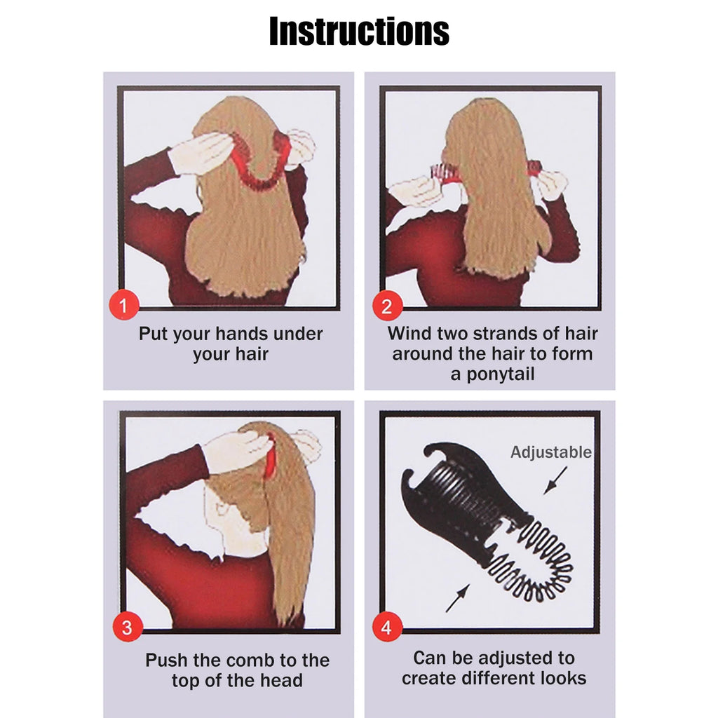 Banana Clips Hair For Thick Hair Women Hair Styling Clips For Hairdressing Ponytail Fishtail Hairpin Retro Hair Styling Clips To