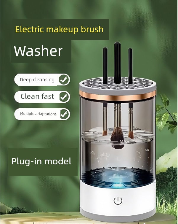 New Arrival Electric Scrubber Makeup Brush Automatic Cleaning Device Quick Wash Cleaning Beauty Blender Powder Puff Powder Cleaning Appliance