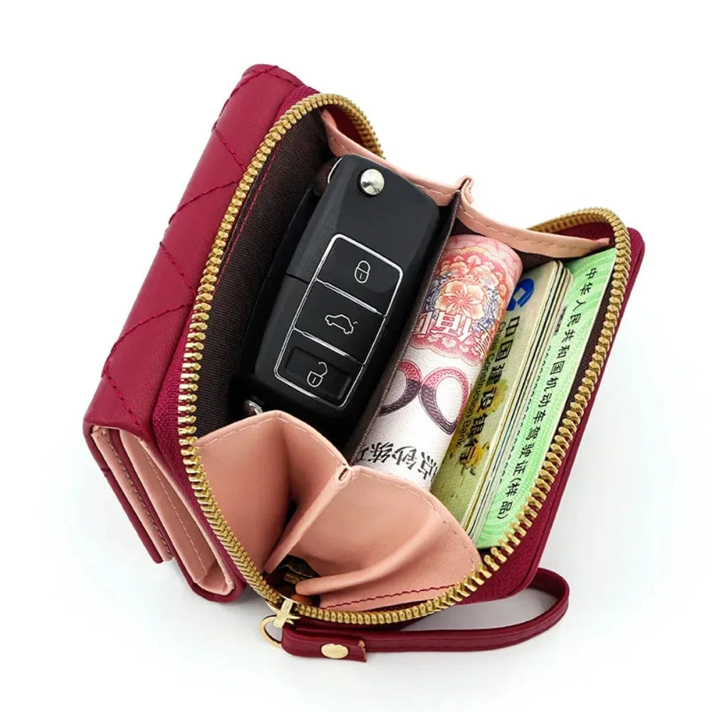 Wallets for Women Kawaii Cute Wallet Luxury Designer Lady Wallet Pink Purse Womens Wallet Small Women Leather Wallet Coin Purse
