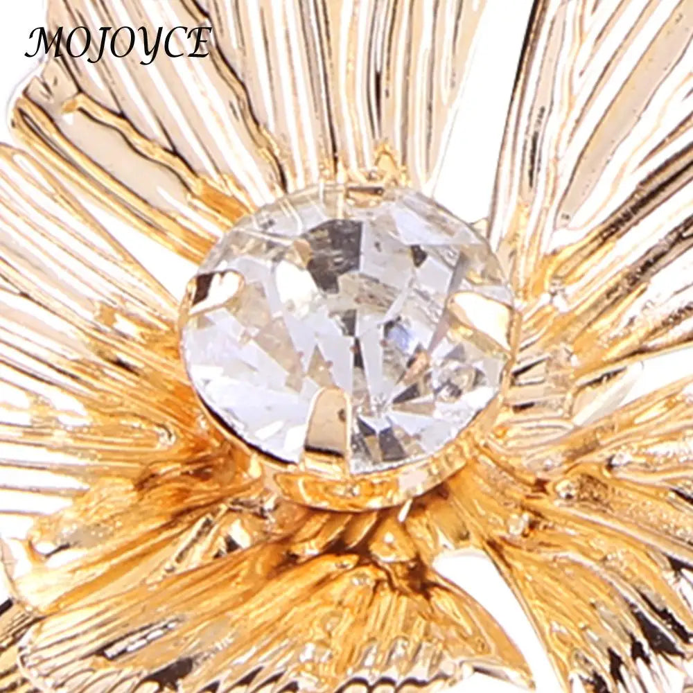 10/12/16Pcs Small Flower Hair Clips Gold Pearl Hair Barrettes Floral Headpiece Floral Pearl Hair Pins for Party Prom Birthday