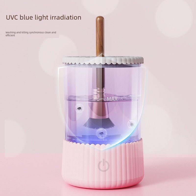 2024 New Arrival Cleanser of Makeup Brush Rechargeable Bean Bag Electric Cleaning Brush Automatic Scourer Quick-Drying Tool