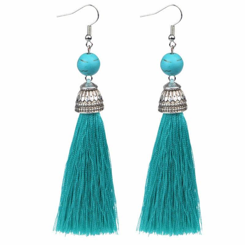 Felta Tassel Earrings - West Coast Cowgirl