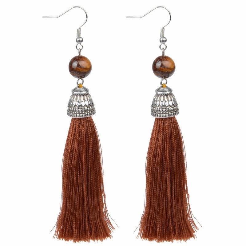 Felta Tassel Earrings - West Coast Cowgirl