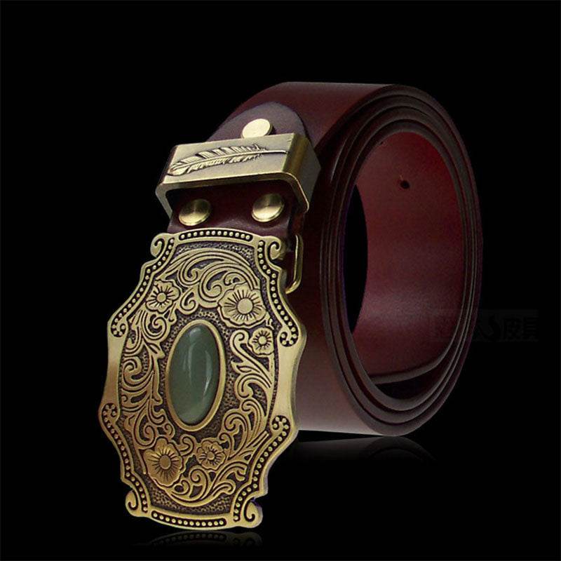 Morgan Leather Belt - West Coast Cowgirl