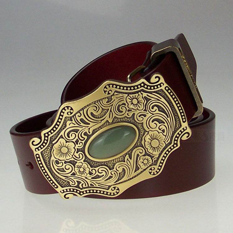 Morgan Leather Belt - West Coast Cowgirl