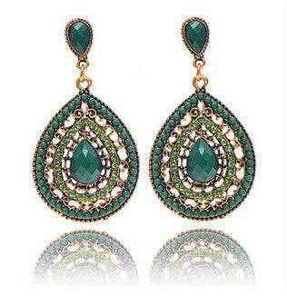 Saxon Rose Drop Earrings - West Coast Cowgirl