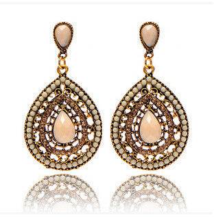 Saxon Rose Drop Earrings - West Coast Cowgirl