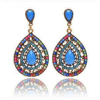 Saxon Rose Drop Earrings - West Coast Cowgirl