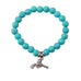 Running Free Turquoise Bead and Charm Bracelet