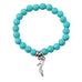 Running Free Turquoise Bead and Charm Bracelet - West Coast Cowgirl