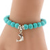 Running Free Turquoise Bead and Charm Bracelet - West Coast Cowgirl