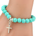 Running Free Turquoise Bead and Charm Bracelet - West Coast Cowgirl