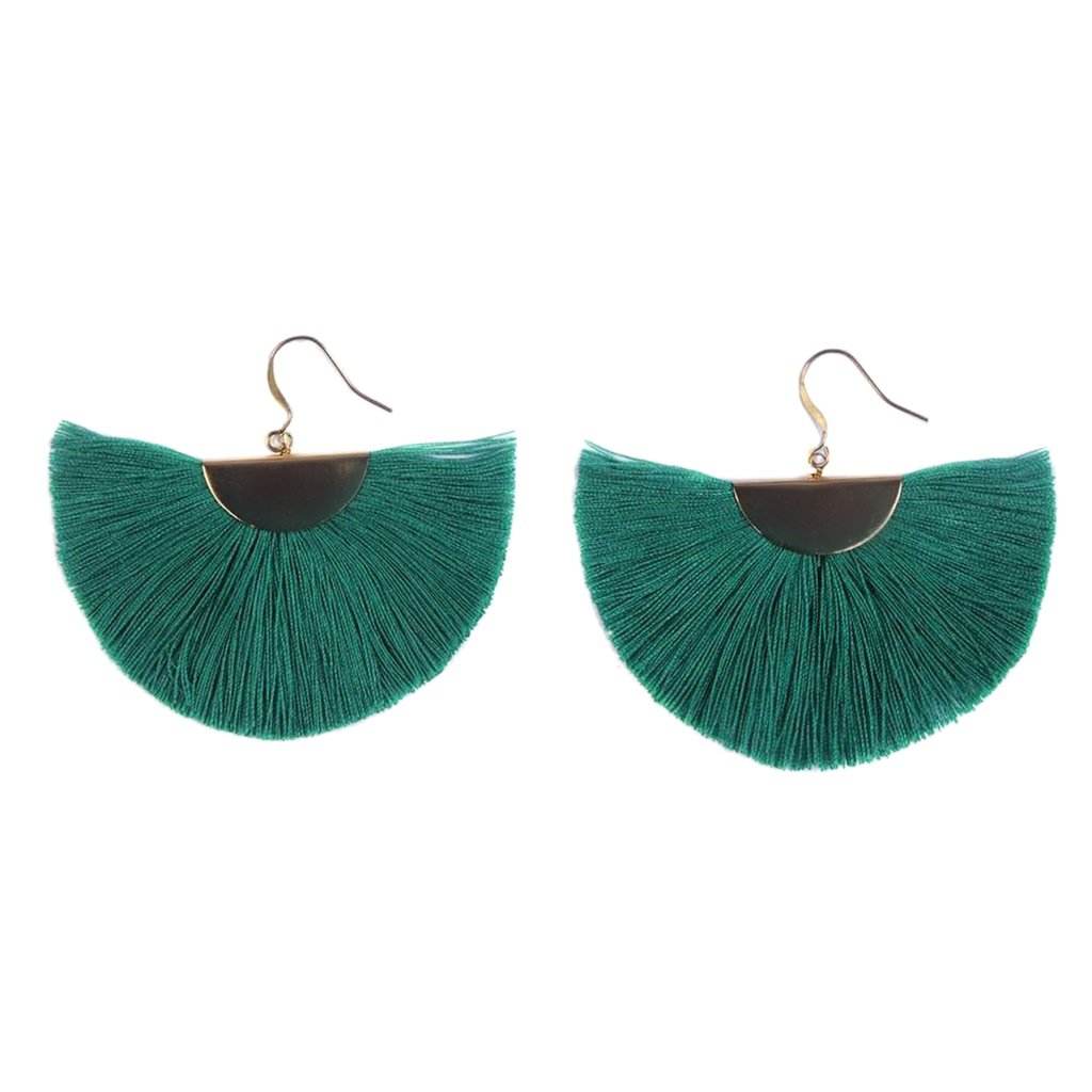 Half Moon Fan Earrings - West Coast Cowgirl