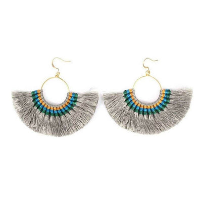 Tassel Fan Earrings - West Coast Cowgirl