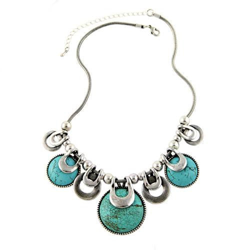 Western Fashion 1062-TUR Face Gems, Turquoise