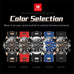 OLEVS 9991 Top Trendy Men's Watch Waterproof Silicone Strap Luxury Multifunctional Chronograph Brand Sports Quartz Men's Watch
