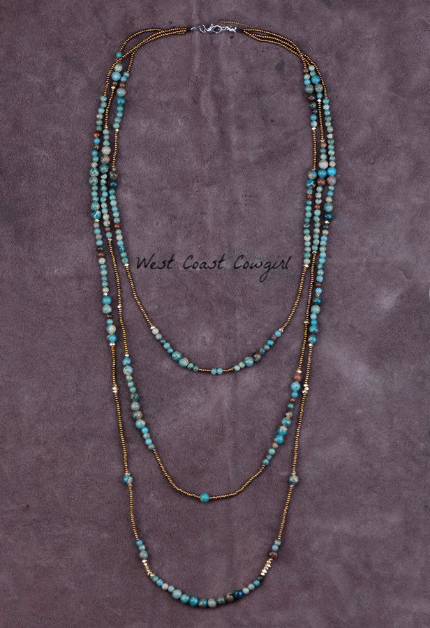 Statement-Necklace-Natural-Stone-Layered