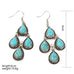 Turquoise-Earrings-4-Teardrop-Silver