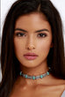 Choker-Necklace-Bohemian-Turquoise-Silver